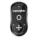 PULSAR Superglide Glass Skates For Logitech GPRO X Superlight (Black) (LGSSGB) - DataBlitz