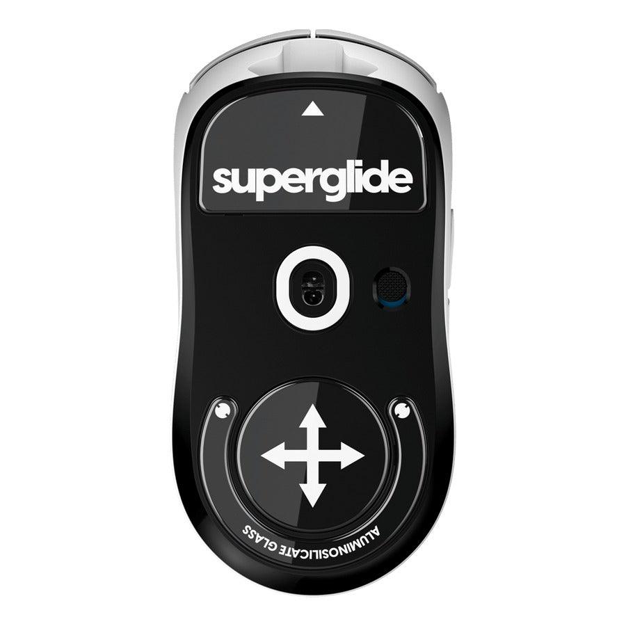 PULSAR Superglide Glass Skates For Logitech GPRO X Superlight (Black) (LGSSGB) - DataBlitz