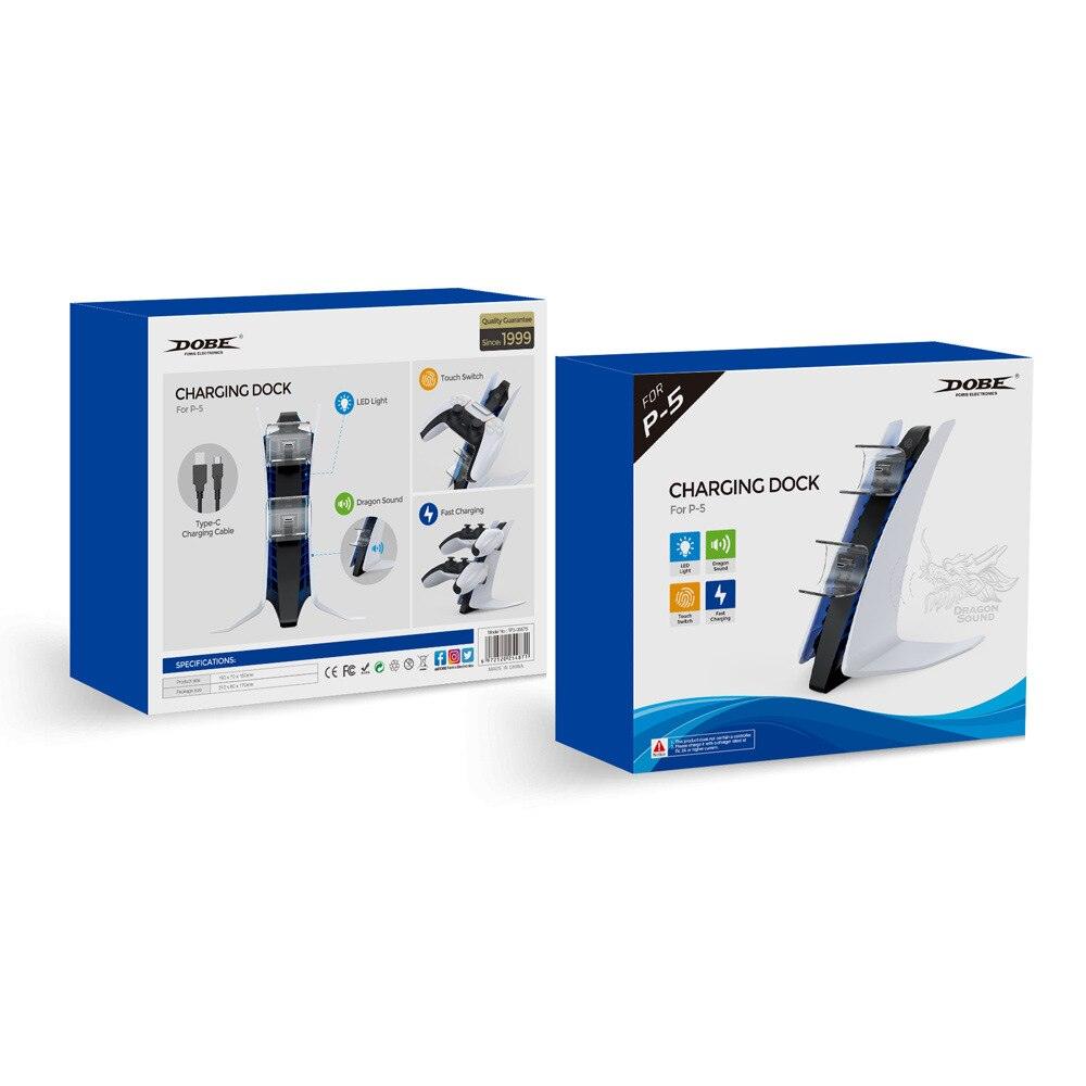 DOBE PS5 Dualsense Controller Charging Dock With Dragon Sound | Touch Switch (TP5-0557S) - DataBlitz
