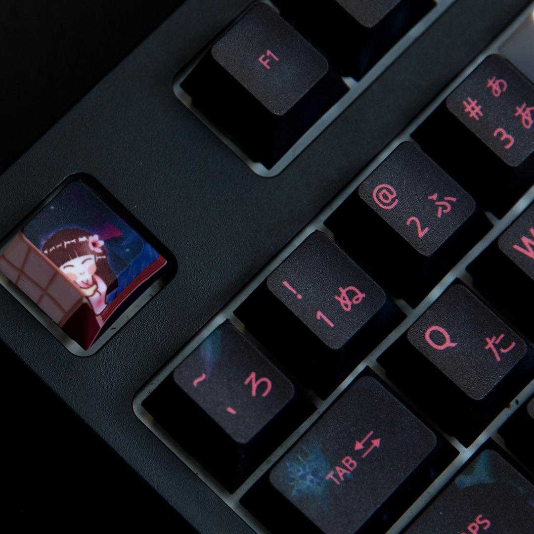 Traitors Zashiki Warashi 108 PBT Keycap Set (TRDZAW108US) - DataBlitz
