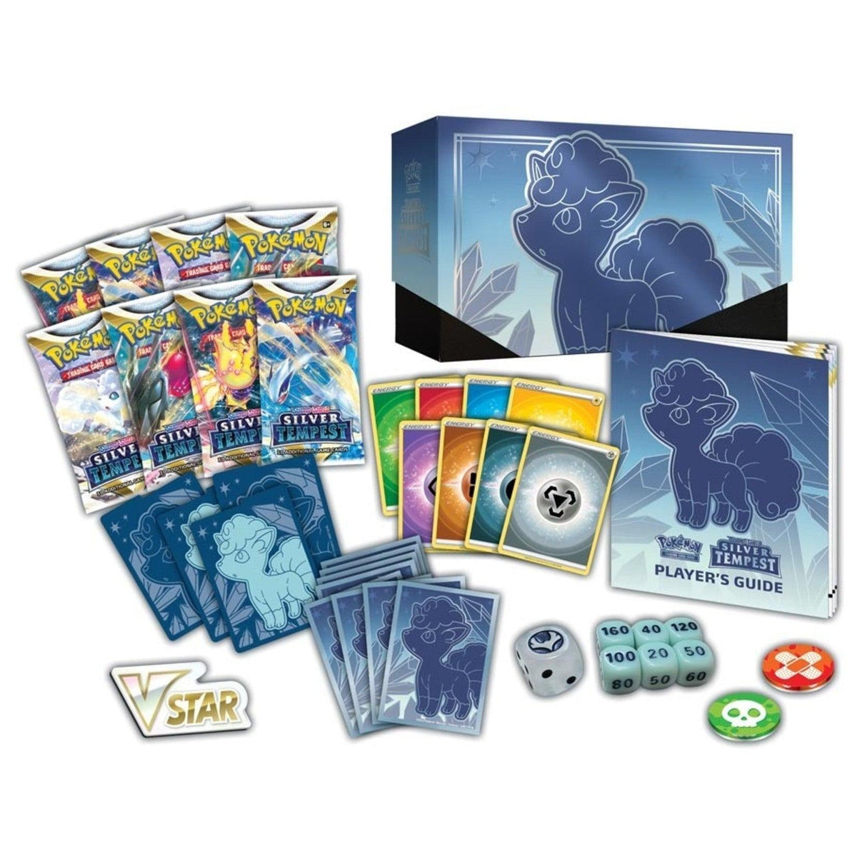 Pokemon Trading Card Game SS12 Sword & Shield Silver Tempest Elite Trainer Box (183-85107) - DataBlitz