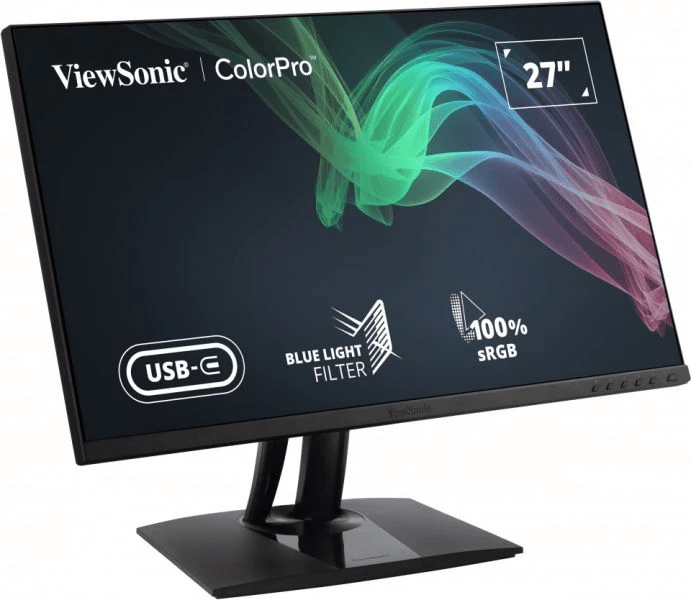 Viewsonic VP2756-2K 27" 2k QHD Pantone Validated 100 Percent SRGB & Factory Pre-Calibrated Monitor With 60W USB-C