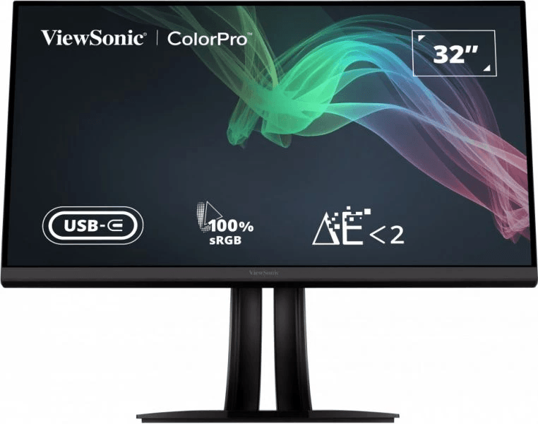 VIEWSONIC VP3256-4K Colorpro 32" 4K UHD Pantone Validated 100% SRGB & Factory Pre-Calibrated Monitor WITH 60W USB-C - DataBlitz