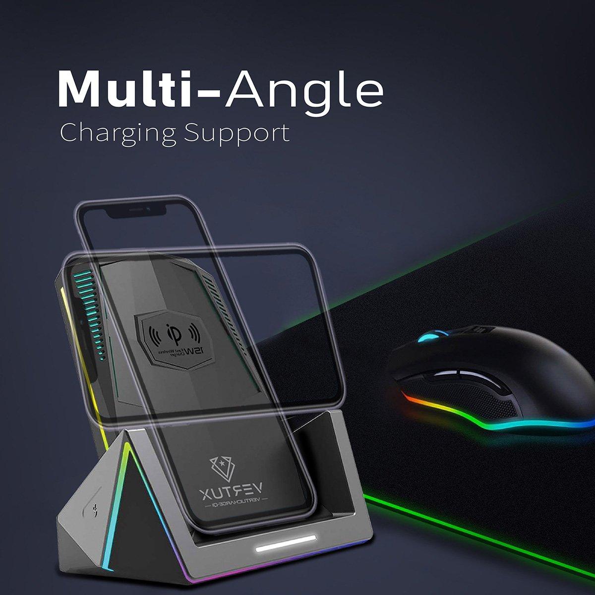VERTUX VERTUCHARGE-QI 15W PRO-GAMING WIRELESS CHARGING STATION - DataBlitz