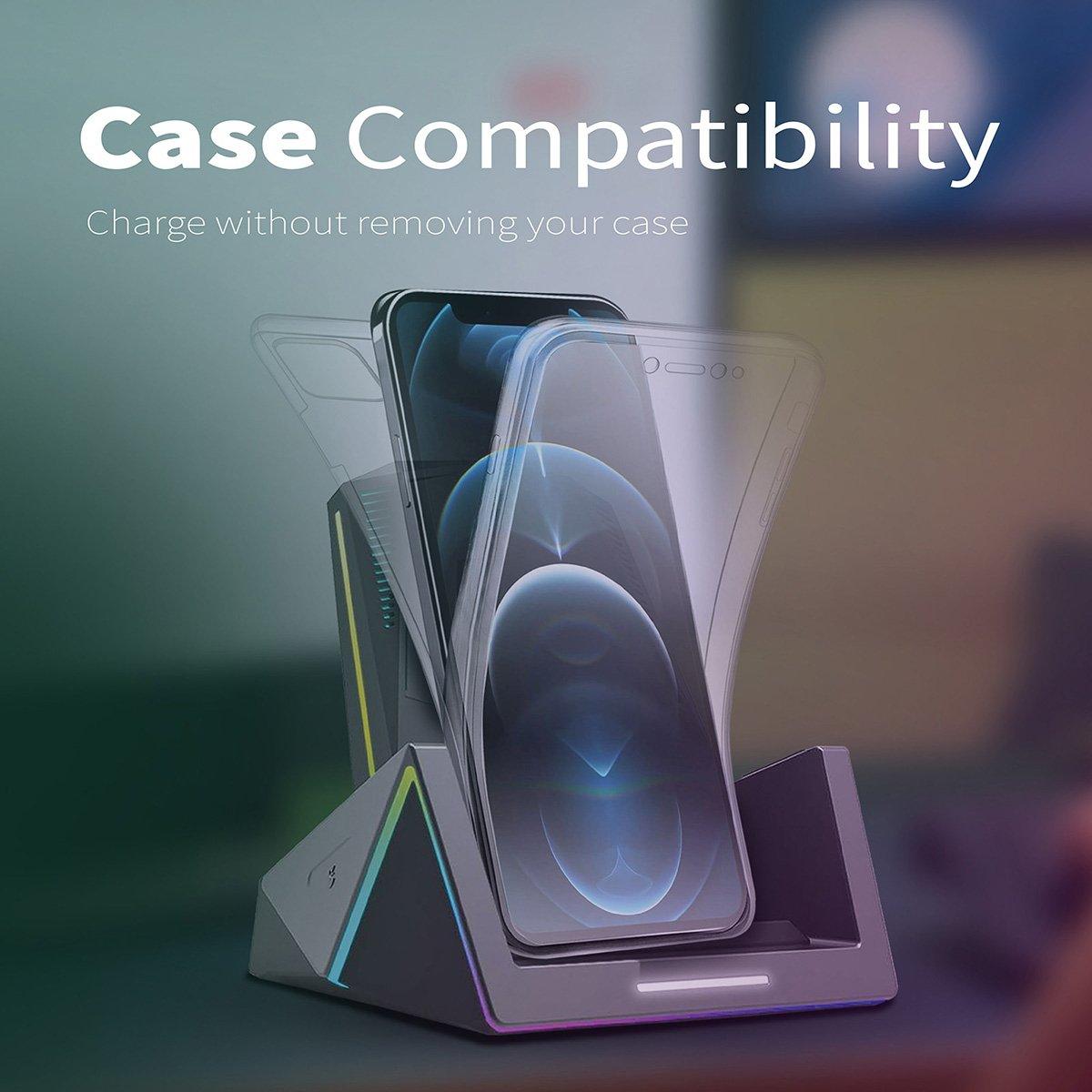 VERTUX VERTUCHARGE-QI 15W PRO-GAMING WIRELESS CHARGING STATION - DataBlitz