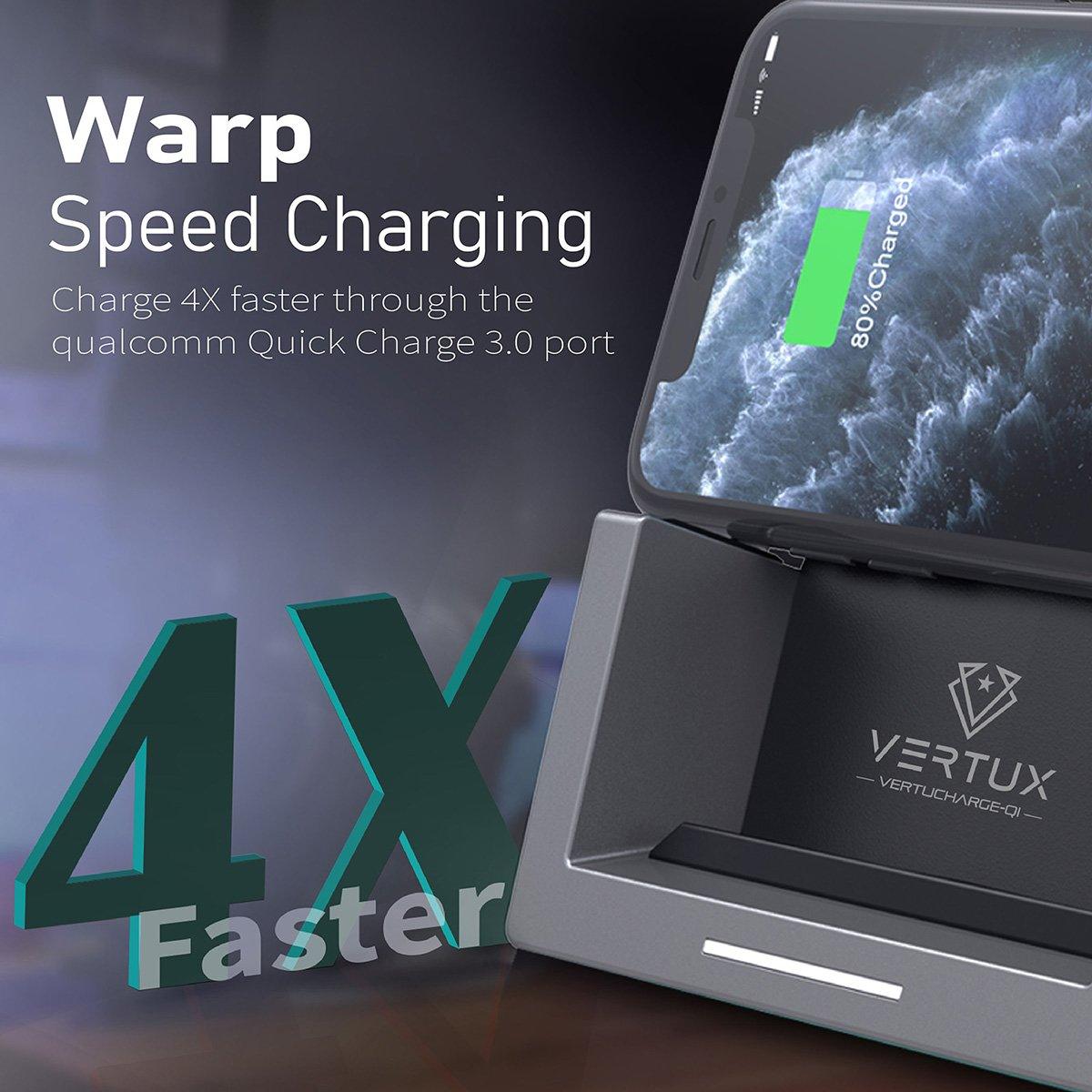 VERTUX VERTUCHARGE-QI 15W PRO-GAMING WIRELESS CHARGING STATION - DataBlitz
