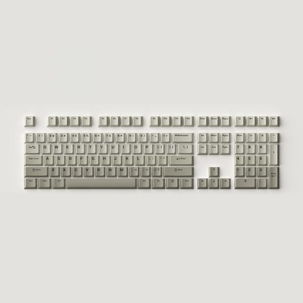 Akko Warm Gray Keycap Set PBT 132 Keys