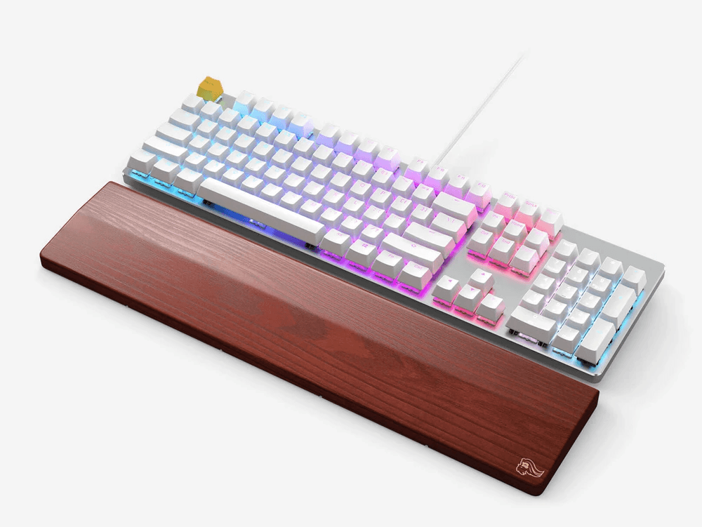 Glorious PC Gaming Race Modular Mechanical Keyboard GMMK Full Size (Brown Switches) (White)
