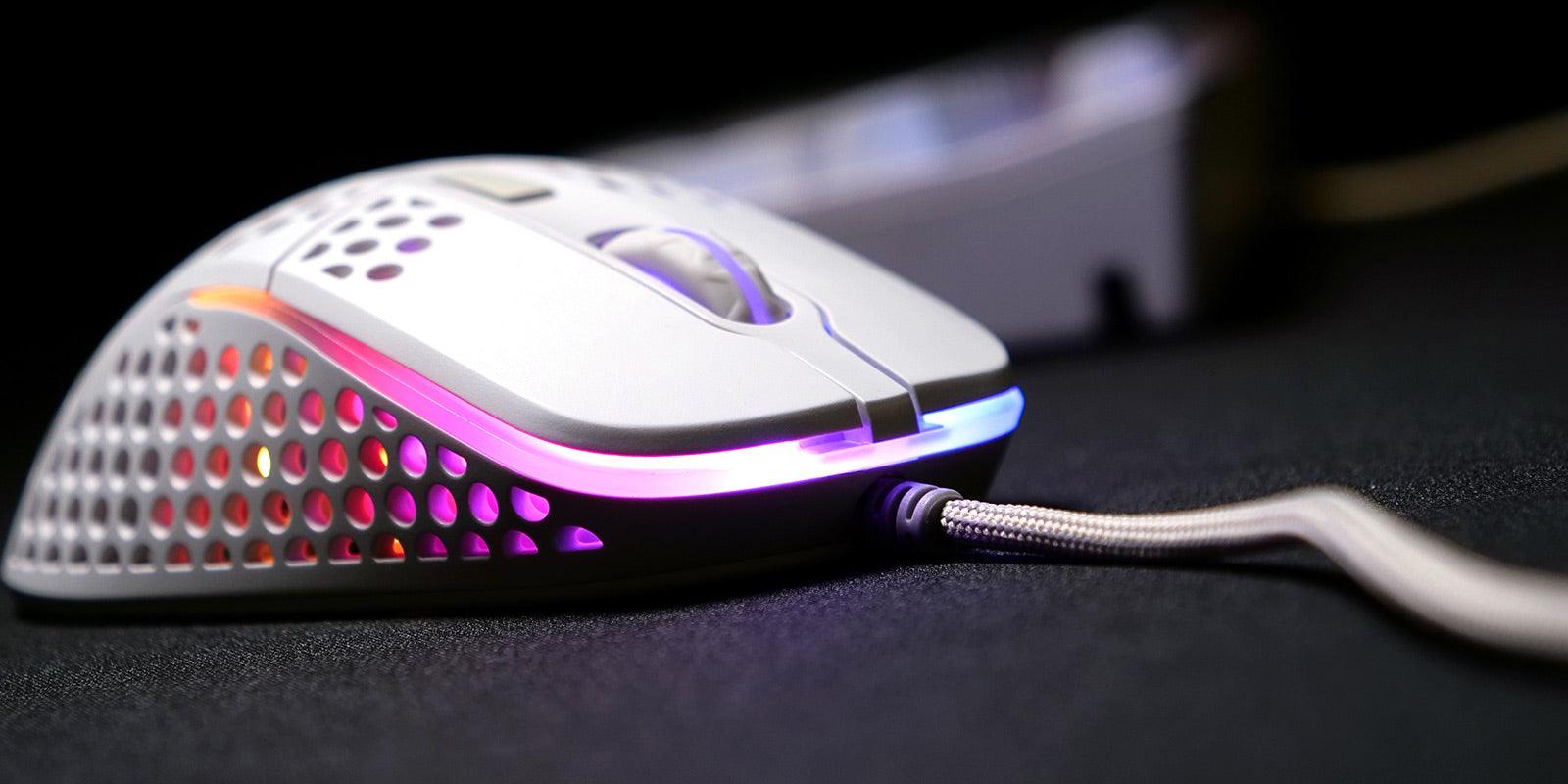 XTRFY M4 RGB Ultra Light Gaming Mouse (White) - DataBlitz