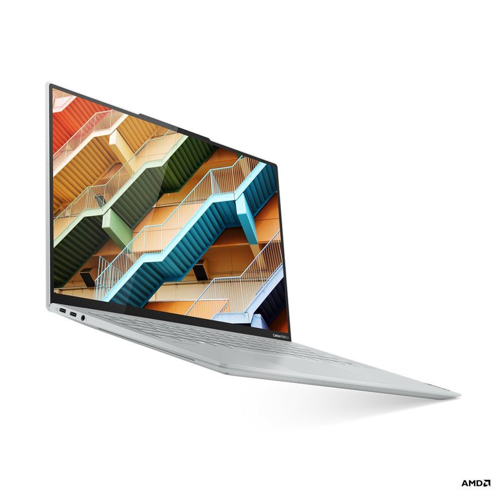 Lenovo Yoga Slim 7 Carbon 14ACN6 82L0003DPH Laptop (Cloud Grey) | 14” 2.8K Oled | Ryzen 5 5600U | 16 GB DDR4 | 512 GB SSD | MX450 | Windows 11 Home | MS Office Home & Student 2021 + Lenovo Casual Backpack B210 - DataBlitz