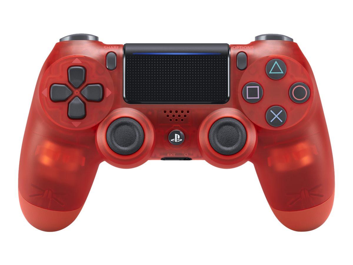 PS4 DUALSHOCK WIRELESS CONTROLLER RED CRYSTAL (CUH-ZCT2G18) ASIAN