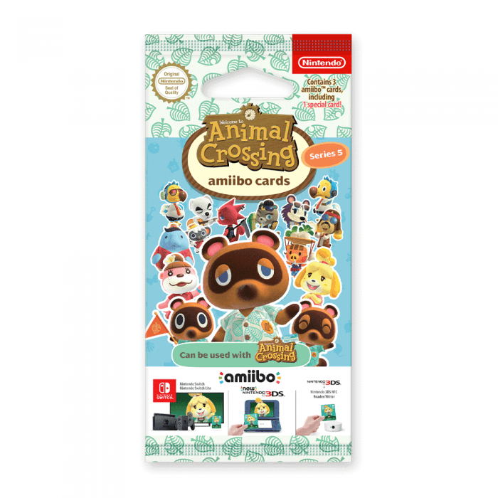 ANIMAL CROSSING AMIIBO CARDS SERIES 5 (3PCS PER PACK) EU - DataBlitz