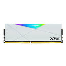 Adata XPG Spectrix D50 16GB DDR4 RGB 3200MHZ PC4-35600 Memory (White) (AX4U32008G16A-DW50) - DataBlitz