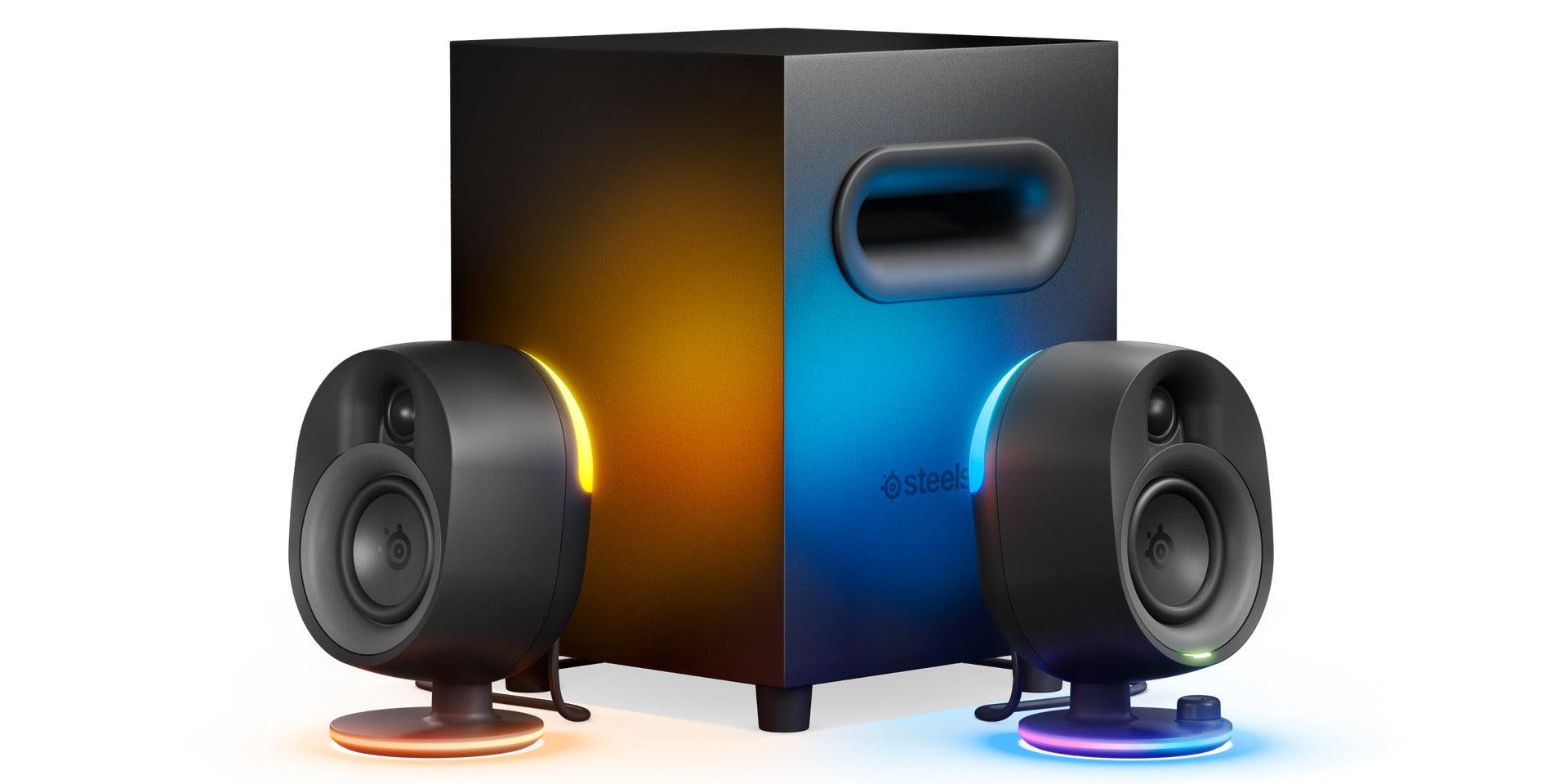 Steelseries Arena 7 Illuminated 2.1 Gaming Speakers (PN61541) - DataBlitz