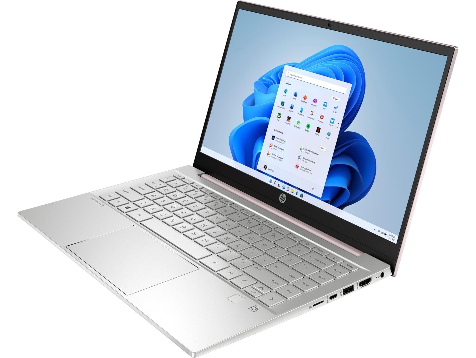 HP PAVILION 14-DV0503TX (TRANQUIL PINK) LAPTOP | 14” FHD IPS | i5-1135G7 | 8 GB DDR4-3200 | 512 GB PCIe NVMe | GeForce MX450 | WIN10 + MS OFFICE HOME & STUDENT HP PRELUDE 15.6" TOPLOAD BAG - DataBlitz
