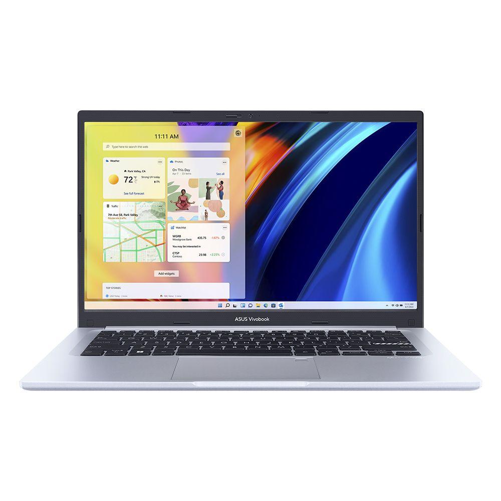 Asus Vivobook 14 X1402ZA-AM440WS Laptop (Icelight Silver) | 14” FHD | i7-1260P | 8 GB RAM DDR4 | 512 GB SSD | Intel® UHD Graphics | Windows 11 Home | MS Office Home & Student 2021 | Asus BP1504 Casual Backpack - DataBlitz