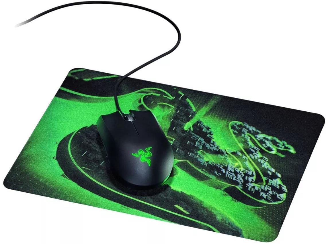 RAZER ABYSSUS LITE & RAZER GOLIATHUS MOBILE CONSTRUCT EDITION MOUSE AND MOUSE MAT BUNDLE - DataBlitz