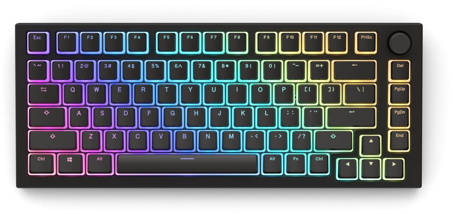 GLORIOUS AURA MECHANICAL KEYCAPS V2 (BLACK) - DataBlitz