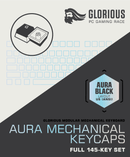 GLORIOUS AURA MECHANICAL KEYCAPS V2 (BLACK) - DataBlitz