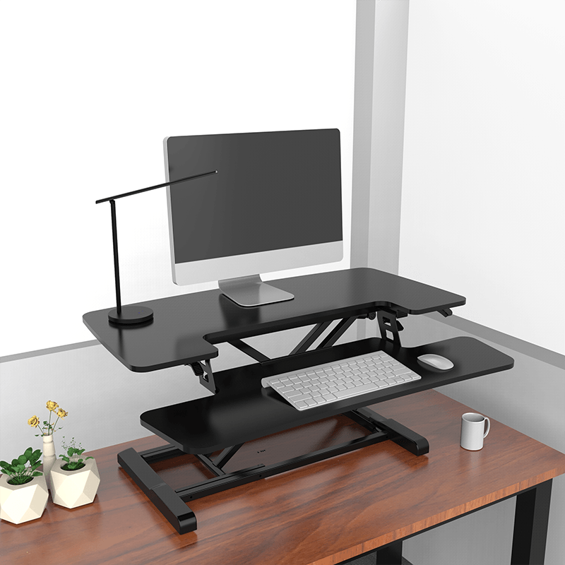 FLEXISPOT STANDING DESK CONVERTER 35-INCHES (M6M-BLACK) - DataBlitz