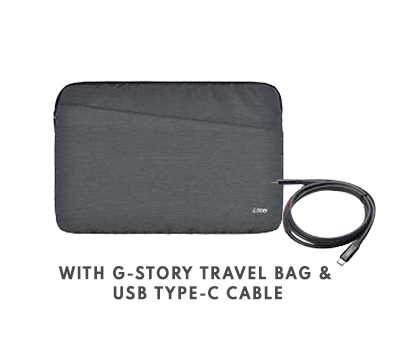 G-STORY 15.6" PRO SCREEN PORTABLE GAMING MONITOR (GSV56FM) + USB-C CABLE - DataBlitz