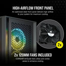 Corsair 4000D Airflow Tempered Glass Mid-Tower ATX Case (Black)