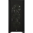 Corsair iCUE 4000X RGB Tempered Glass Mid-Tower ATX Case (Black) - DataBlitz