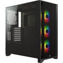 Corsair iCUE 4000X RGB Tempered Glass Mid-Tower ATX Case (Black) - DataBlitz