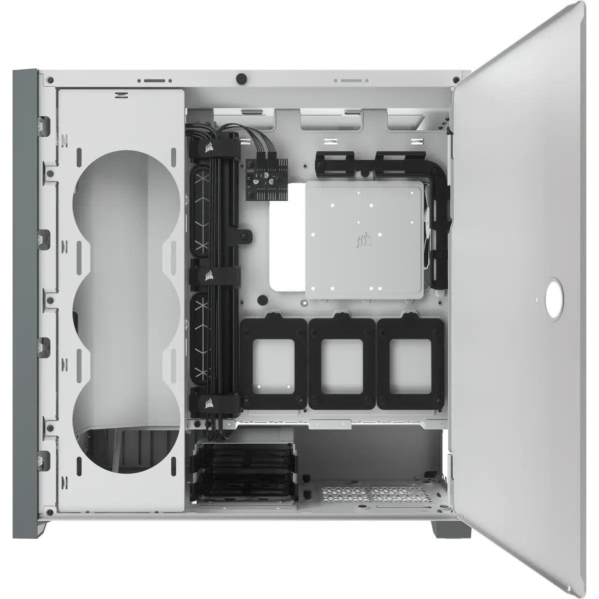 Corsair 5000D Airflow Tempered Glass Mid-Tower ATX PC Case (White) - DataBlitz