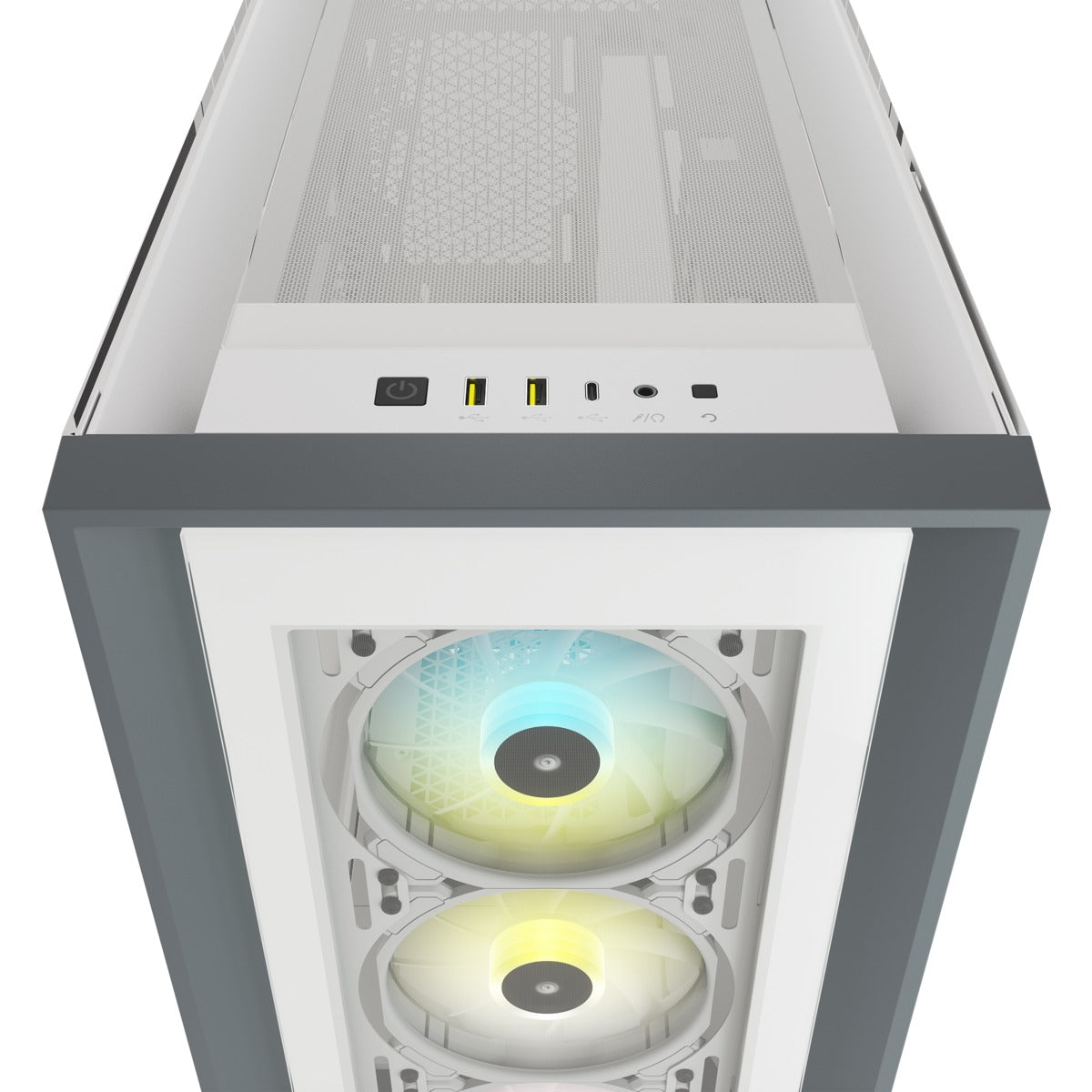 Corsair iCue 5000X RGB Tempered Glass Mid-Tower ATX PC Smart Case