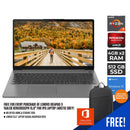 LENOVO IDEAPAD 3 15ALC6 82KU003CPH LAPTOP (ARCTIC GREY) | 15.6" FHD | RYZEN 7 5700U | 8GB DDR4 | 512GB SSD | AMD RADEON | WIN10 + MS OFFICE HOME & STUDENT LENOVO LAPTOP CASUAL BACKPACK B210 - DataBlitz