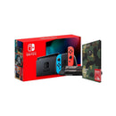 NSW Console With Red/Blue Joycon + NSW Skull & Co. Tempered Glass Screen Protector 9H Hardness/2.5D Edge(2 Pack) For NSW(NSGLA2) Bundle - DataBlitz