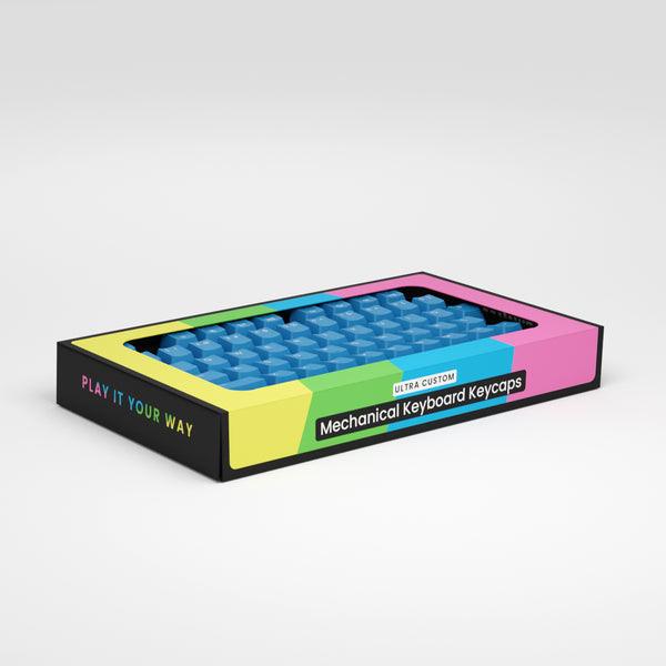 PWNAGE Ultra Custom Mechanical Keyboard Full Keycap Set Double Shot PBT (Blue) (UC-MK-FKS-BLUE) - DataBlitz