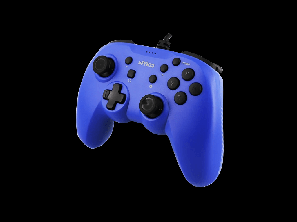NYKO NSW WIRED PRIME CONTROLLER FOR N-SWITCH (BLUE) - DataBlitz