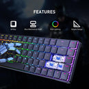 Onikuma G29 69 Keys RGB Wireless Mechanical Gaming Keyboard (Blue Switch) (Black) - DataBlitz