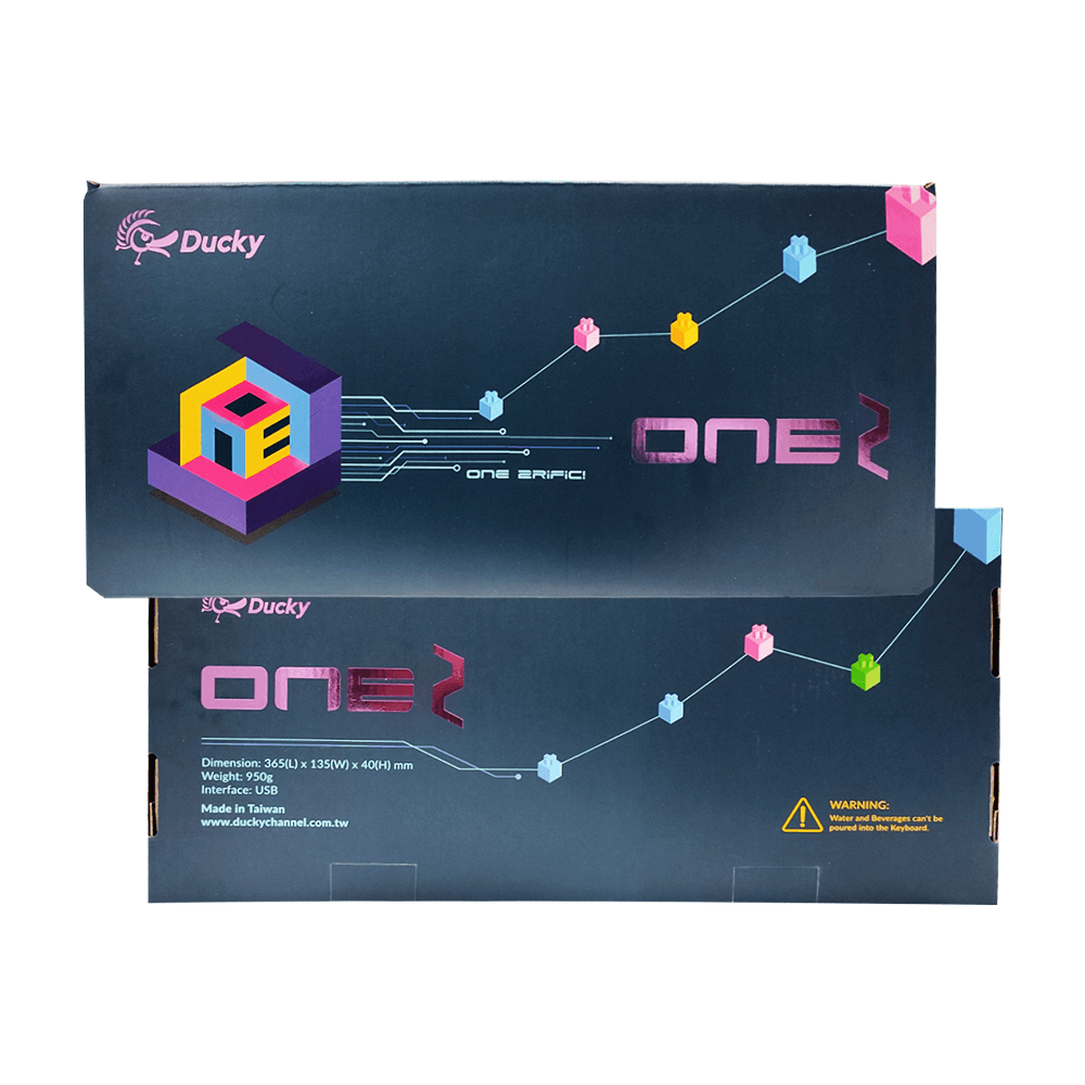 DUCKY ONE 2 PHANTOM BLACK TKL DOUBLE SHOT PBT MECHANICAL KEYBOARD CHERRY MX BROWN SWITCH (DKON1887-BUSPDAABW) - DataBlitz