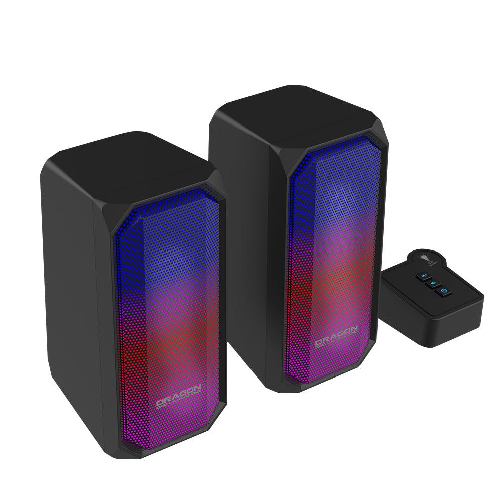 DRAGONWAR ORPHEUS FULL RGB GAMING SPEAKER (SP-030G-BLACK) - DataBlitz