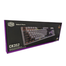 COOLER MASTER CK352 MECHANICAL GAMING KEYBOARD WITH RGB BACKLIGHTING AND DUAL KEYCAP COLOR DESIGN (BROWN SWITCH TACTILE) - DataBlitz