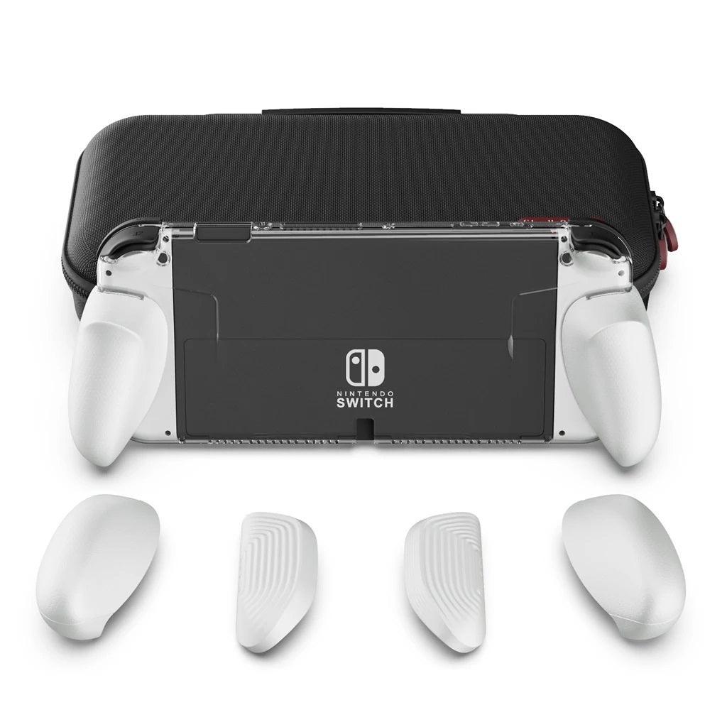 SKULL & CO. NSW GRIPCASE OLED BUNDLE FOR SWITCH OLED MODEL (INCLUDING MAXCARRY CASE) WHITE (NSGCSET2-OLED-WT) - DataBlitz