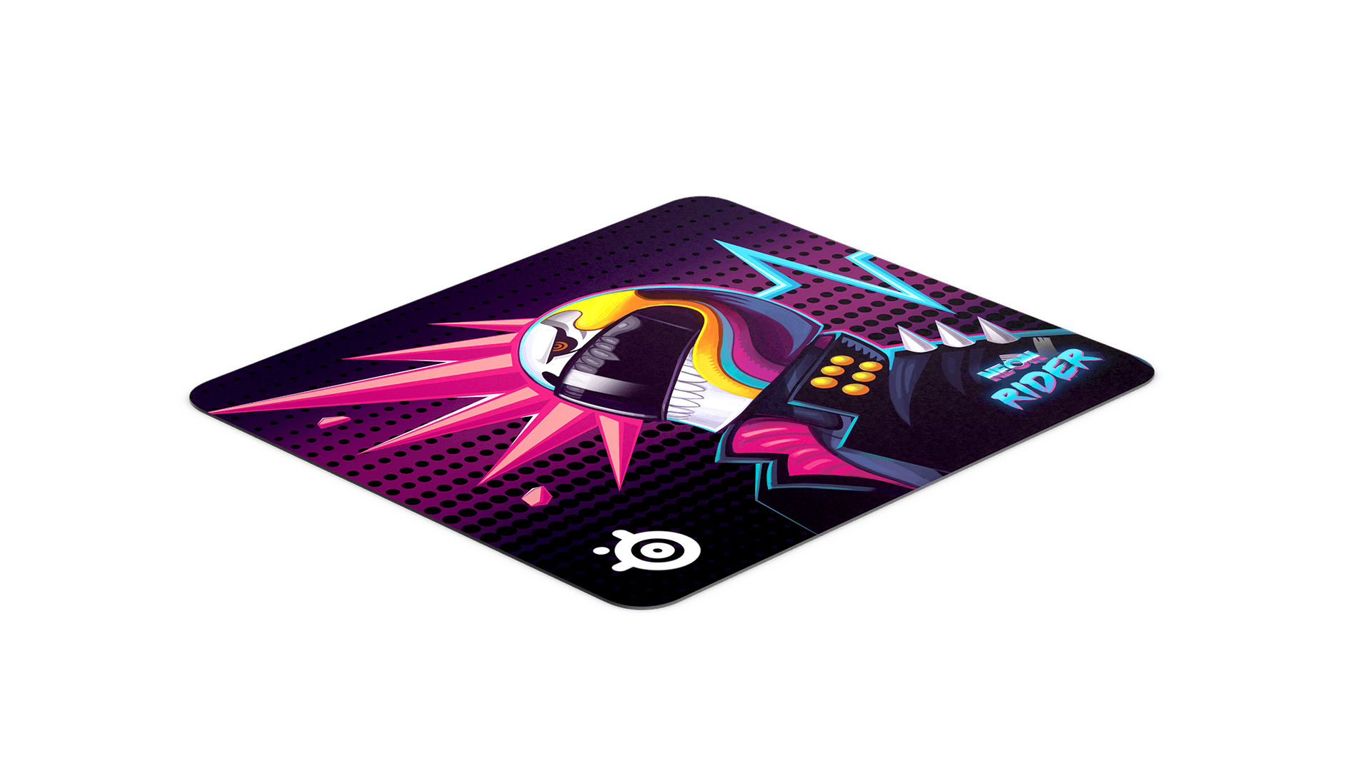 STEELSERIES QCK LARGE NEON RIDER LIMITED EDITION CLOTH GAMING MOUSEPAD (PN63837) - DataBlitz