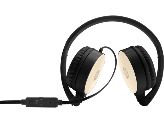 HP H2800 Stereo Wired Headset (Black) (2AP94AA) - DataBlitz