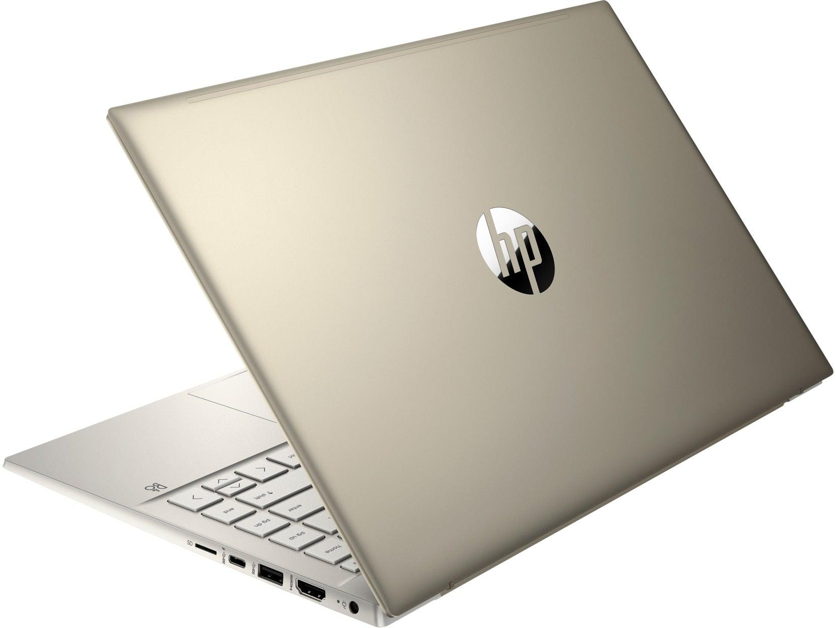 HP Pavilion 14-DV2021TX Laptop (Warm Gold) | 14" FHD | i5-1235U | 8 GB DDR4 | 512 GB SSD | MX550 | Windows 11 Home | MS Office Home & Student 2021 | HP Prelude 15.6” Topload Bag - DataBlitz