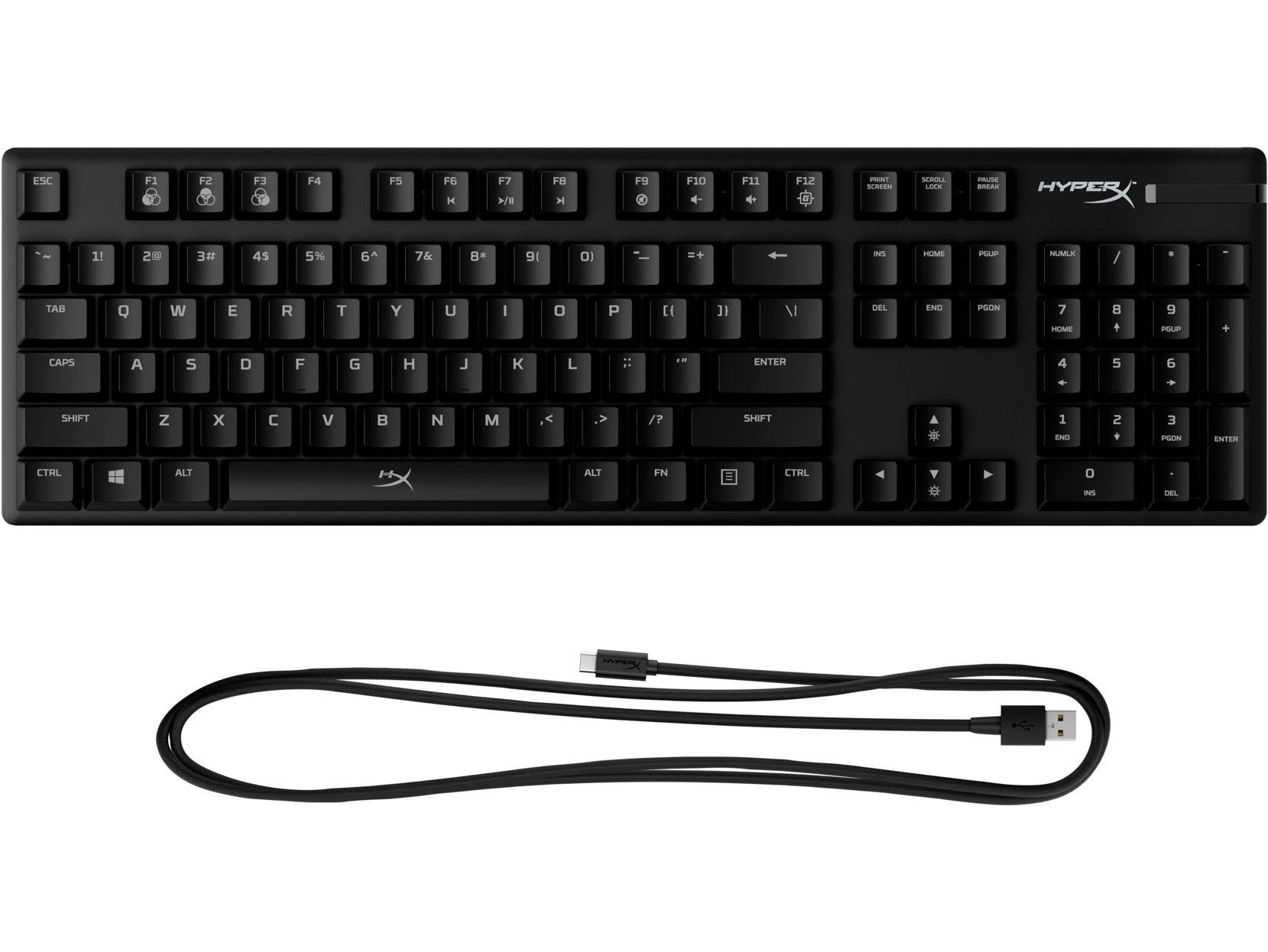 HyperX Alloy Origins RGB Mechanical Gaming Keyboard (Red Linear Switch) For PC/PS5/PS4/XBOX SERIES X/S / XBOX ONE (4P4F6AA#ABA) - DataBlitz