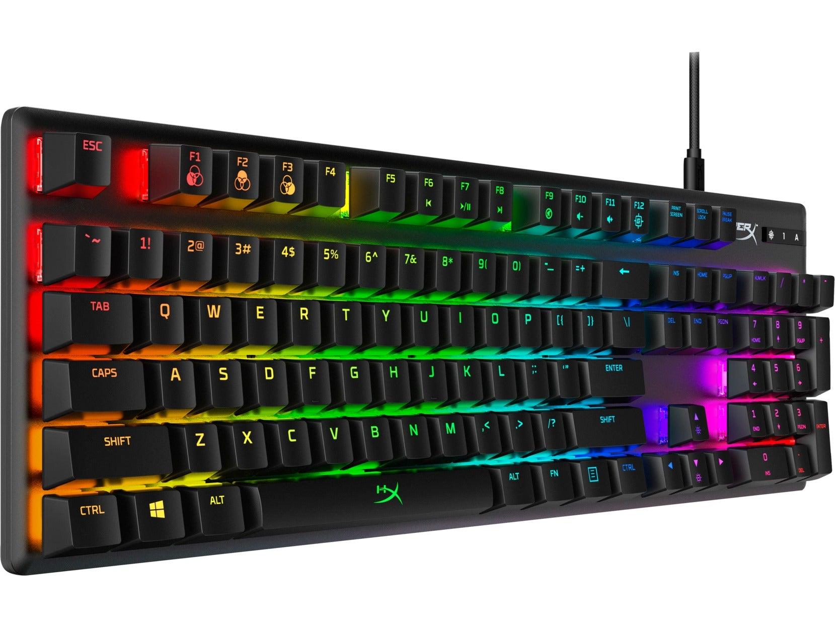 HyperX Alloy Origins RGB Mechanical Gaming Keyboard (Red Linear Switch) For PC/PS5/PS4/XBOX SERIES X/S / XBOX ONE (4P4F6AA#ABA) - DataBlitz