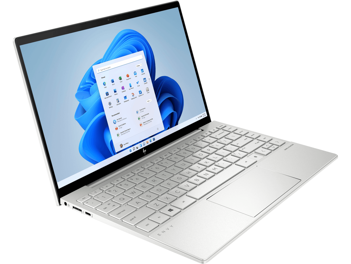 HP Envy 13-BA1521TX Laptop (Natural Silver) | 13.3” FHD | i5-1135G7 | 8 GB RAM DDR4 | 512 GB SSD | MX450 | Windows 11 | MS Office Home & Student 2019 | HP Prelude 15.6” Topload Bag - DataBlitz