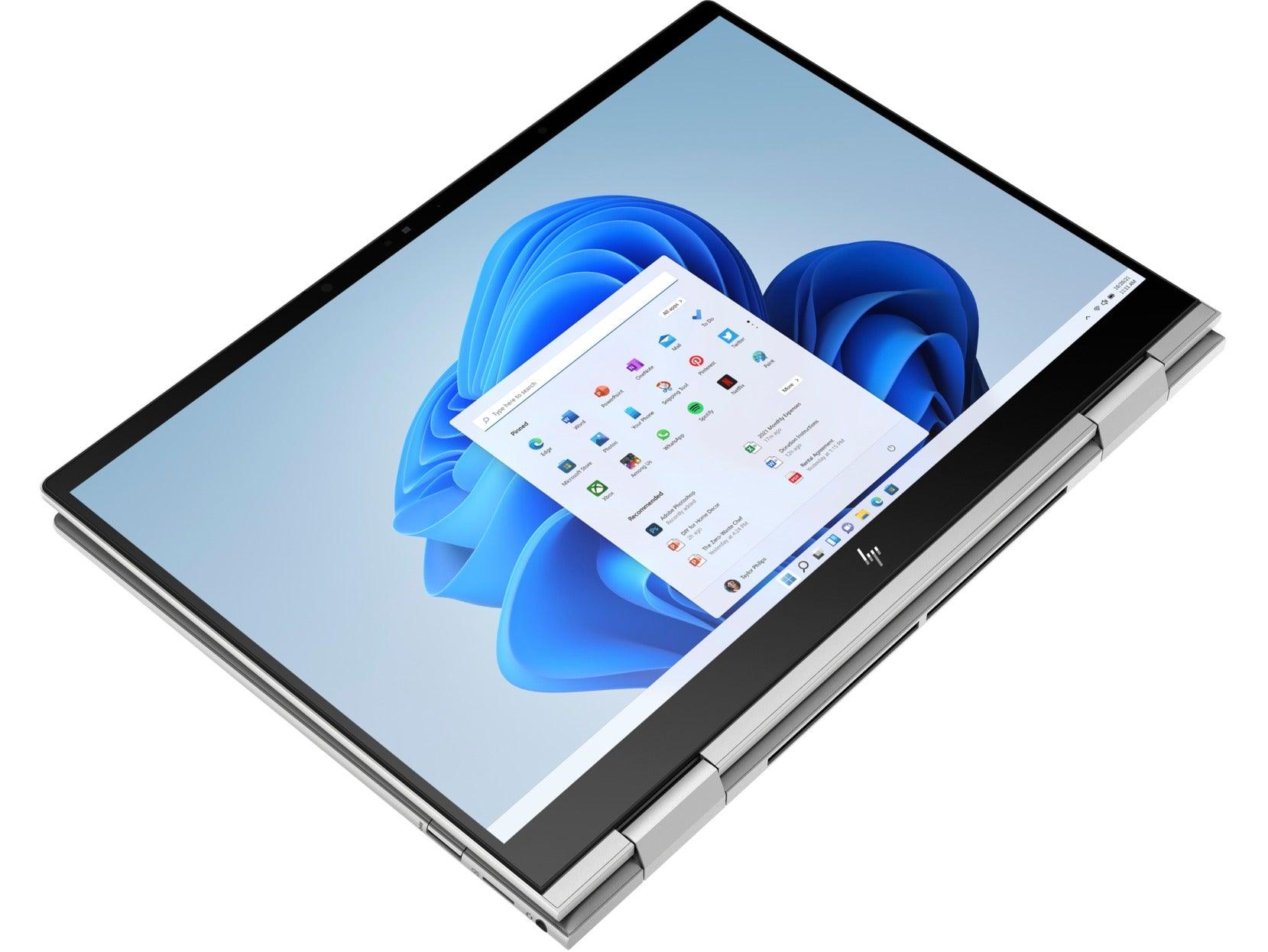 HP Envy X360 13-BF0108TU 2-In-1 Laptop (Natural Silver) | 13.3” WUXGA | i5-1230U | 16 GB RAM | 512 GB SSD | Intel Iris Xe | Windows 11 | MS Office H&S 2021 | Stylus Pen | HP Prelude 15.6” Topload Bag - DataBlitz