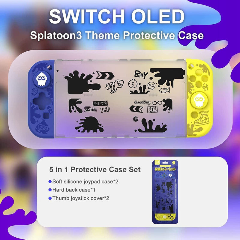 NSW IINE Protective Case For N-Switch OLED (Splatoon 3) (L710) - DataBlitz