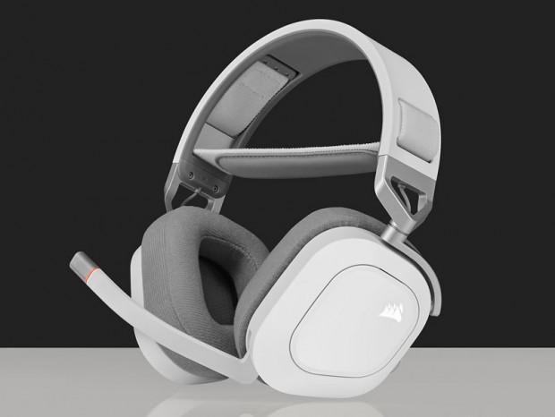 CORSAIR HS80 RGB WIRELESS PREMIUM GAMING HEADSET WITH SPATIAL AUDIO (PC/MAC/PS5/PS4) (WHITE) - DataBlitz