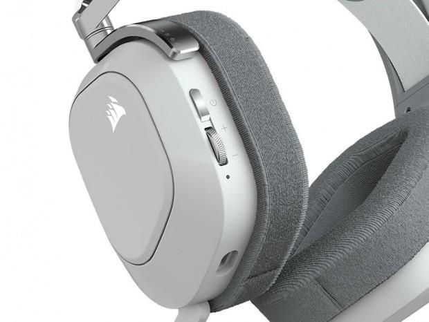 CORSAIR HS80 RGB WIRELESS PREMIUM GAMING HEADSET WITH SPATIAL AUDIO (PC/MAC/PS5/PS4) (WHITE) - DataBlitz