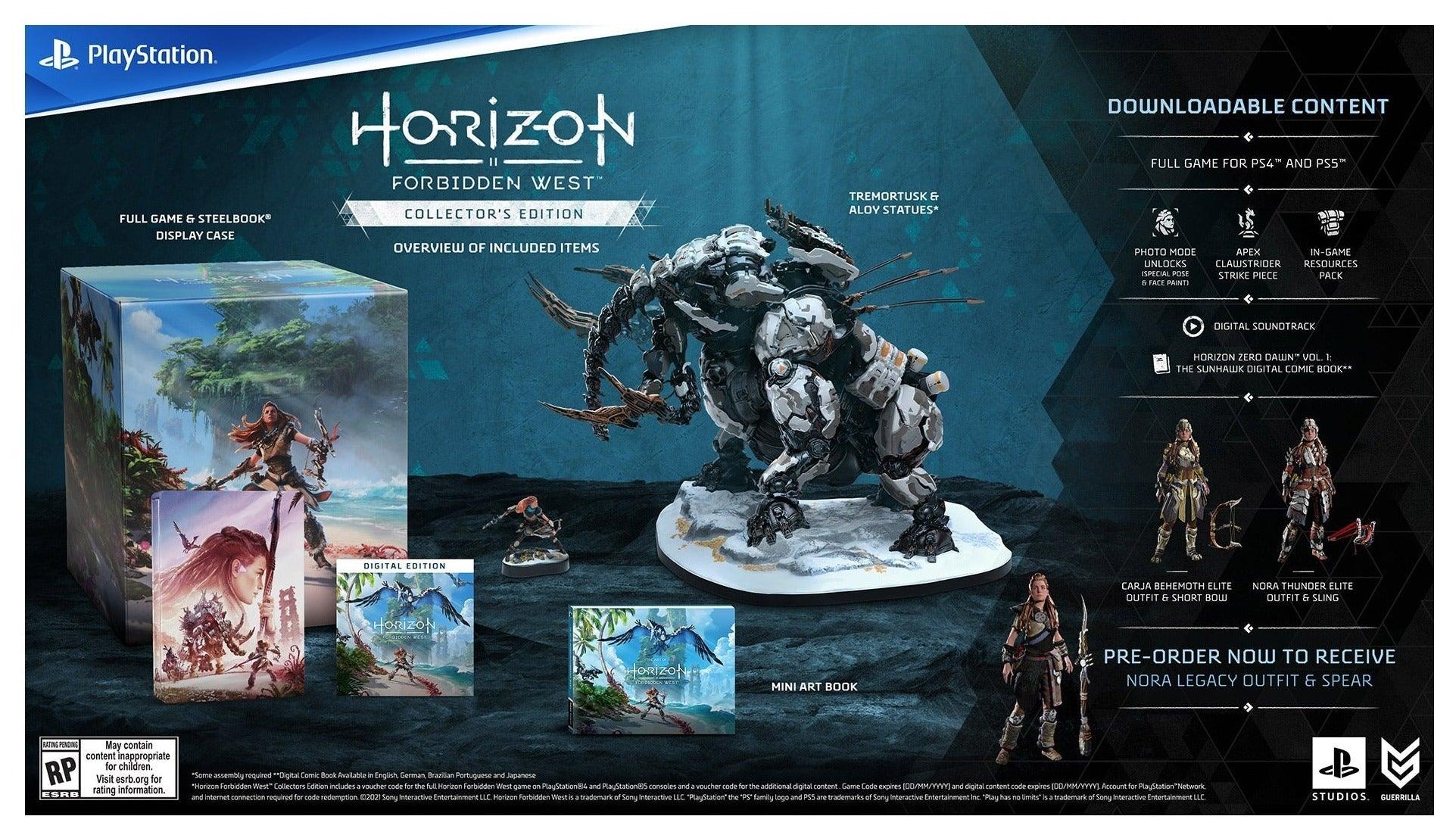 PS4/PS5 HORIZON FORBIDDEN WEST COLLECTORS EDITION (CROSS-GEN) REG.3 - DataBlitz